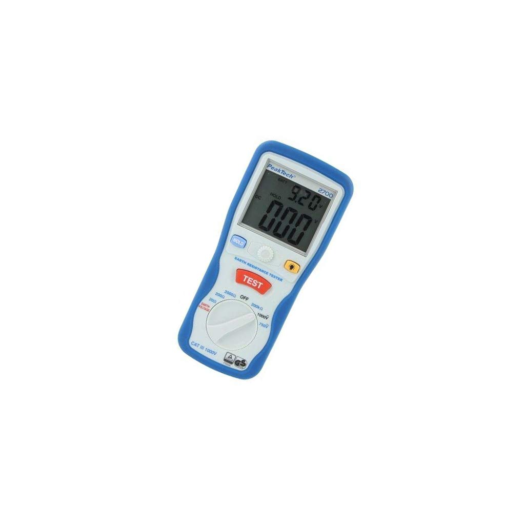 P2700 Earthing resistance meter double LCD R range: 0-200kΩ PEAKTECH