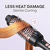 Wavytalk Thermal Brush, Heated Hot Brush for Hair Styling, 38mm IonicThermal Round Iron for Blowout Express, Heated Curling Iron Create Natural Curls, Dual Voltage and UK Plug, Rose Gold