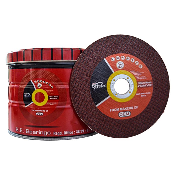 HPD Shakti Cutting Wheel 4 Inch / 100 MM Double Net Iron Cut-off Wheel (Pack of 50) - RED-picture-15