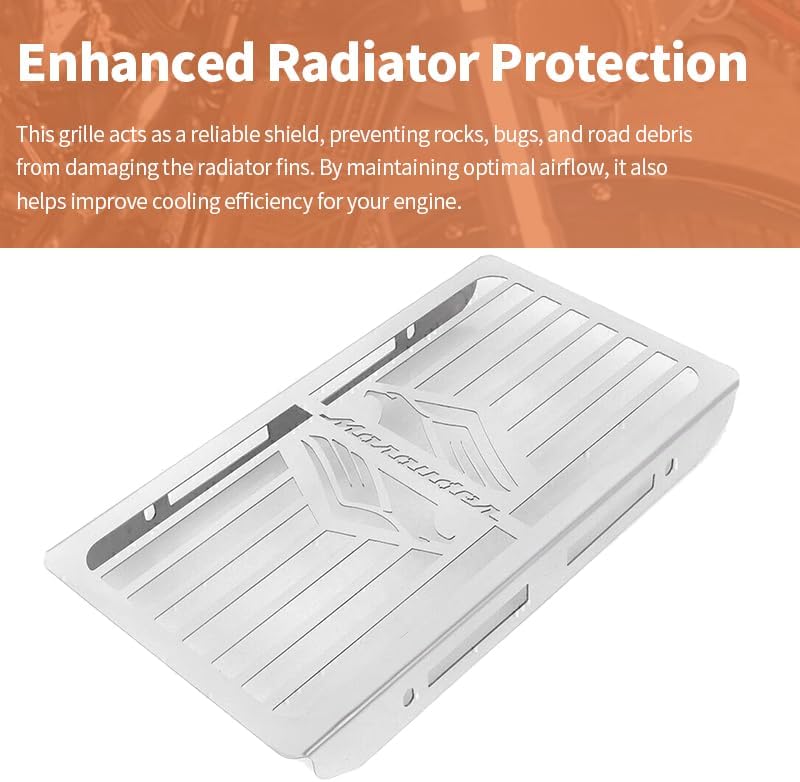 New Radiator Cover Guard Grill Grille Shrouds Cooler Protector Compatible With Suzuki Marauder VZ800 VZ 800 1997-2003 (VZ800B)