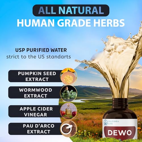 Cats and Dogs Natural Broad Spectrum Treatment - Against Parasites and Toxins - Herbal Medicine Support - All Breeds and Size - Puppy & Kitten