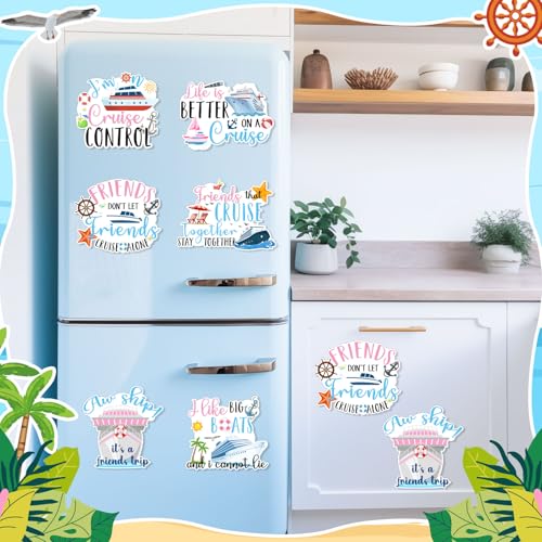 Set de 6 imanes decorativos triangulares para puerta de crucero miniatura 4