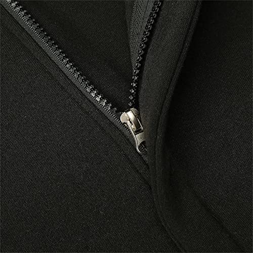 Maiyifu-GJ Hoodies for Men Pullover Casual Diagonal Zipper Hooded Sweatershirt Solid Color Hoodie Outwear Jacket Coats3