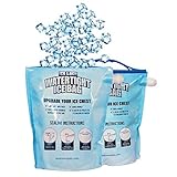 Reusable Ice Packs for Coolers – 2 Cooler Ice Packs -- Long Lasting, Leakproof, Watertight Ice Bag for Coolers, and Camping Ice Chests. XL Cooler Freezer Packs Keep Food/Drinks Cold