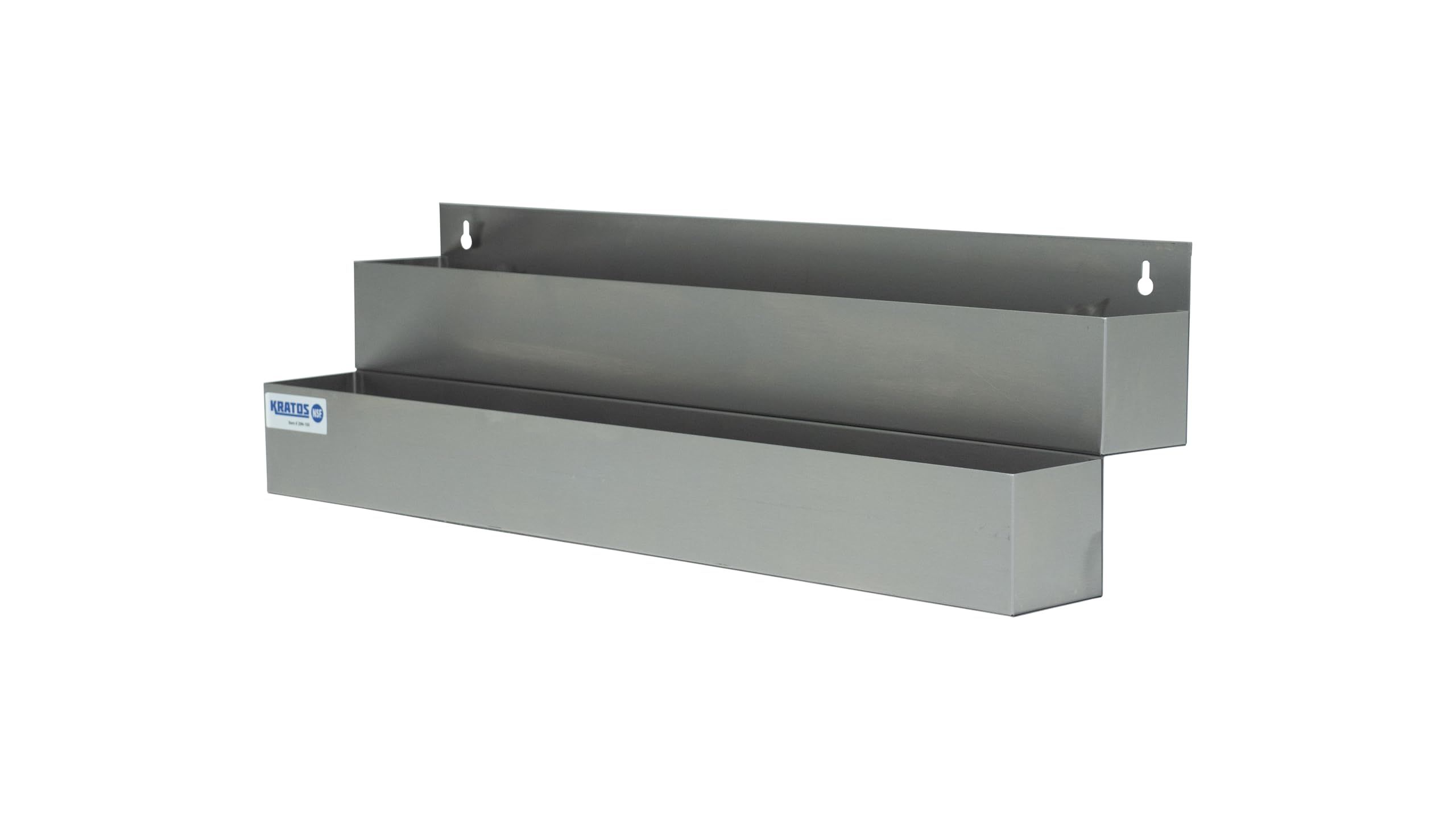 Kratos Commercial 36" Double-Tier Stainless Steel Speed Rail for Wine/Liquor/Spices (29N-106)