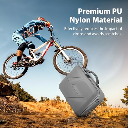 Flip Drone Tasche für DJI Flip Fly Mehr Combo, tragbare PU Leder Umhängetasche kann RC2/RC-N3 Fernbedienung, 7 Original Batterien, Ladenabe, 65W Ladegerät, Flip Drone und anderes Zubehör organisieren