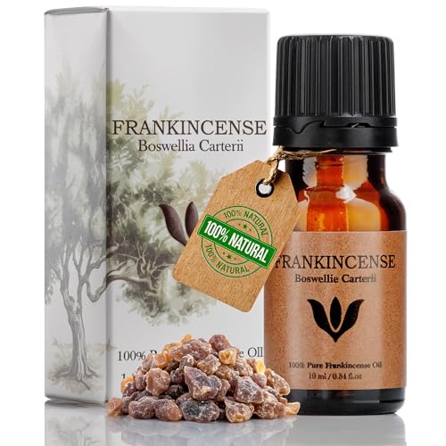 SANICULA Aceite esencial de incienso – 100% puro, 10 ml de incienso | Natural destilado a vapor esencial para el rostro, aceite para difusor de ambiente