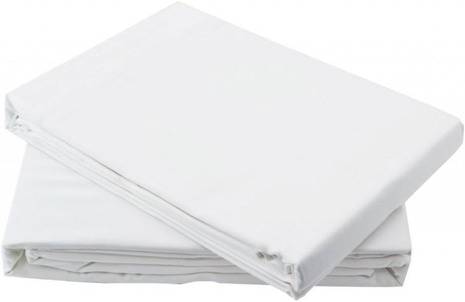 Emma Barclay Egy.Cotton T200 Flat Sheet King Bed White, Cotton