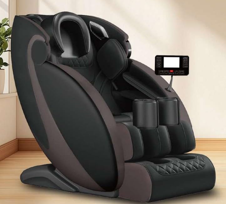 Image of Luxury 5D Full Body Massage Chair | Shiatsu & Air Pressure Massage with Heating | Zero Gravity Recliner for Neck, Back, Legs & Feet | Home Relaxation & Wellness Chair