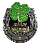 Harley-Davidson 1.25 in. Lucky Clover Horseshoe Pin, Antique Finish 8009212