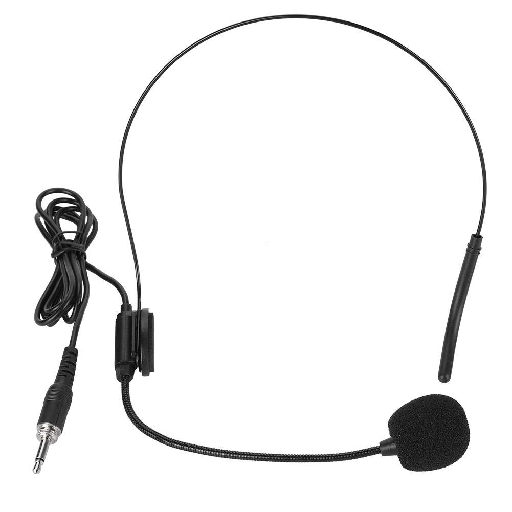 Microfono senza fili, microfono portatile senza fili UHF con ricevitore trasmettitore 2 in 1 microfono ricaricabile.