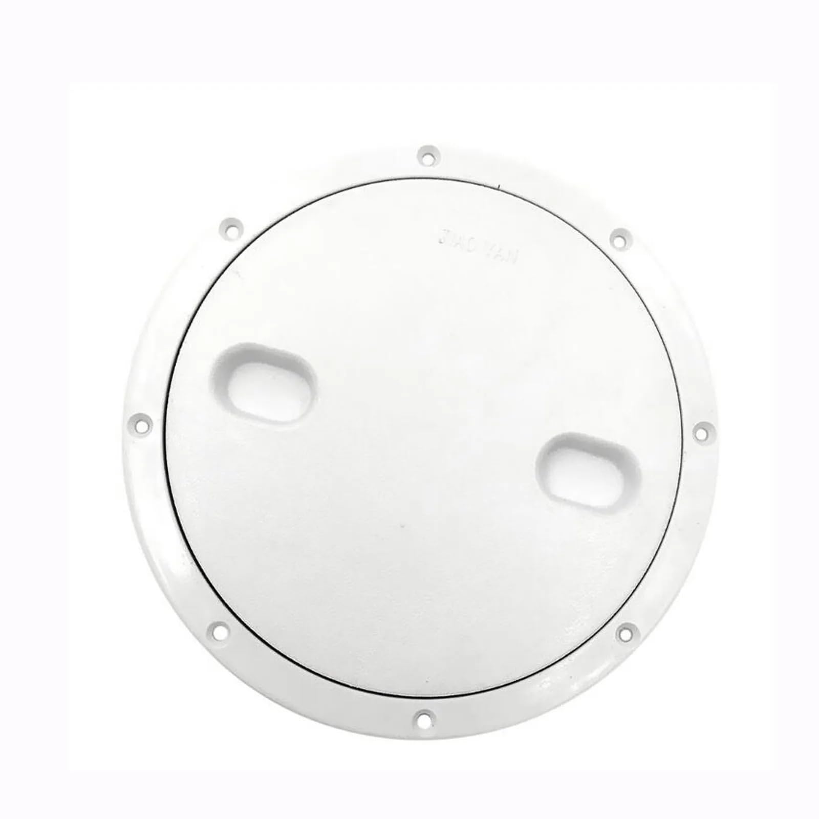 Flache Inspektionsluke aus weißem Nylon, 9 Zoll, mit abnehmbaren Abdeckungen, Bootszugangsabdeckung, Deckel, herausschraubbare Deckplatten-Hardware