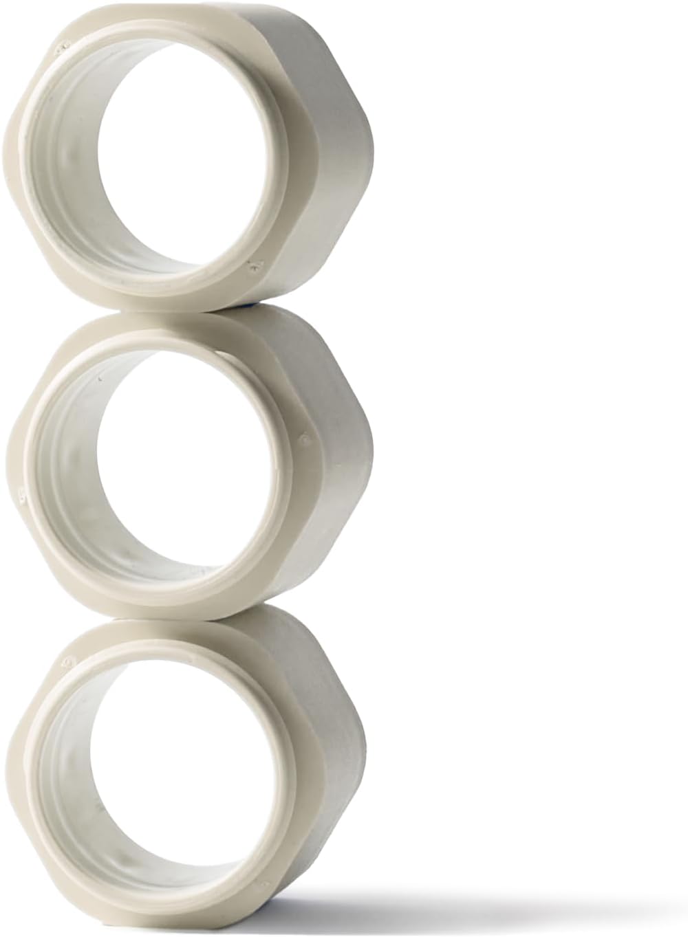 Extender - Add On to Any Flex Magnetic Containers with Lids,Extension to Travel Bottles for Toiletries - Carry On Travel Essentials For Women/Men - Adds Additional 1.43 fl oz - 3pk, Sand