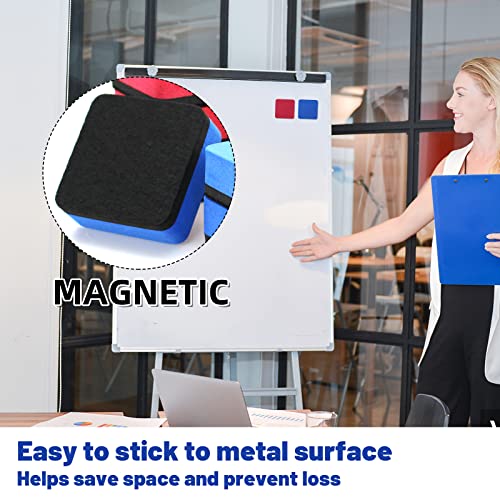 Dry Erase Eraser,12 Pack Magnetic Whiteboard Erasers,Small Dry Erase Board Erasers For Classroom, Home, And Office #TOP3