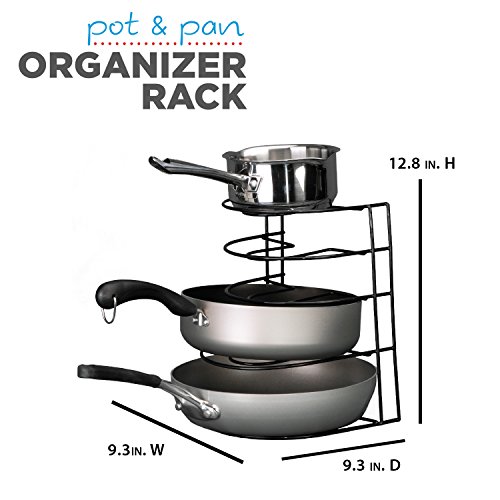 Grayline Panacea 40207, Frying Pan Sorter, Black - Thumbnail 3