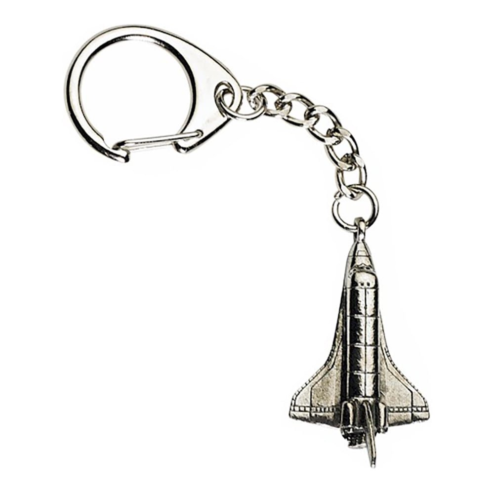 Westair Silver Space Shuttle Pewter Keyring