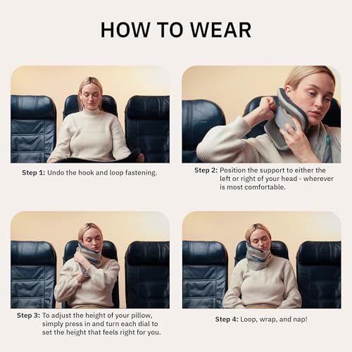 trtl Pillow Plus - Airplane Pillow for Neck and Shoulder Help - Journey Pillow for Flights, Automobiles, Trains, Bus, and Extra - Comfortable, Light-weight, Machine-Washable - Image 6