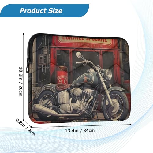 Funda para portátil de 13-14 pulgadas impermeable estilo retro miniatura 3