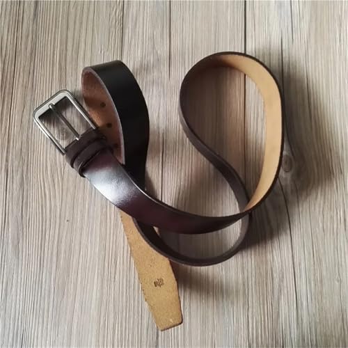 Long size110 180 cm men genuine cow leather belt4