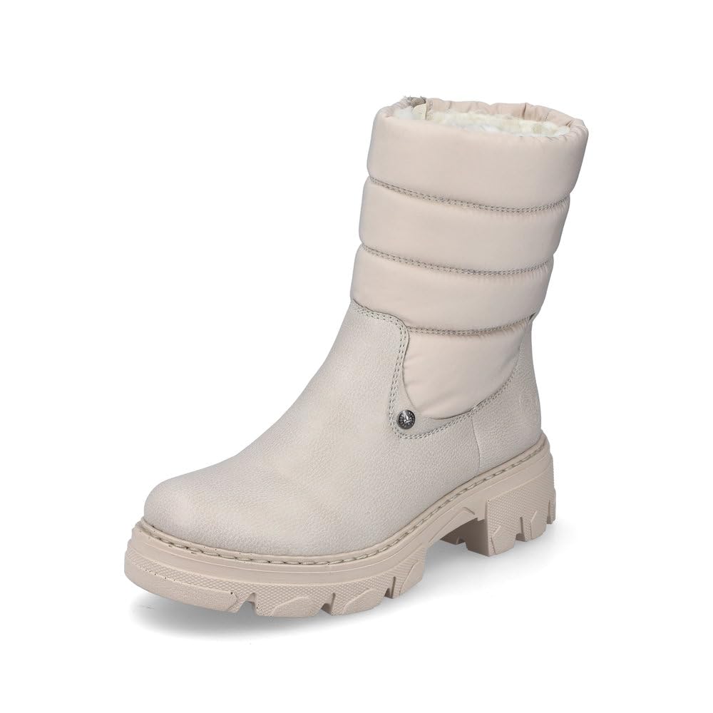 Rieker Women's Winter Boots 74670, Women's Boots, Beige 60, 3.5 UK