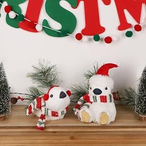 winemana 2 Pack Christmas Decorations Indoor, Penguins Tabletop Ornament with Hat Scarf for Xmas Home Decor, Penguin Gifts Holiday Figurines for Mantel Office Desk Centerpiece winemana 2 Pack Christmas Decorations Indoor Penguins Tabletop Ornament with Hat Scarf for Xmas Home Decor Penguin Gifts Holiday Figurines for Mantel Office Desk Centerpiece