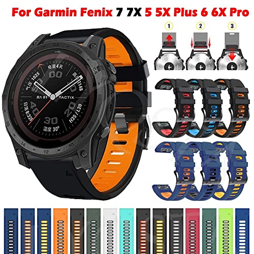 Bracelet montre intelligent Tactix 7 Pro en silicone souple agate - 2
