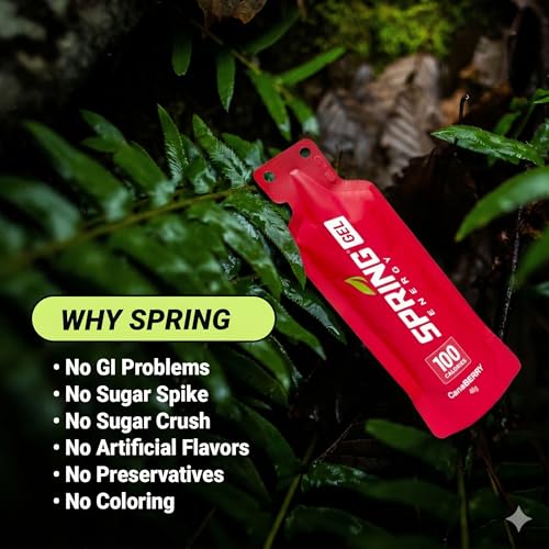 Image of Spring Energy - Canaberry - Strawberry Smoothie Gel (Vegan) 100 Kcal - 20 Pack