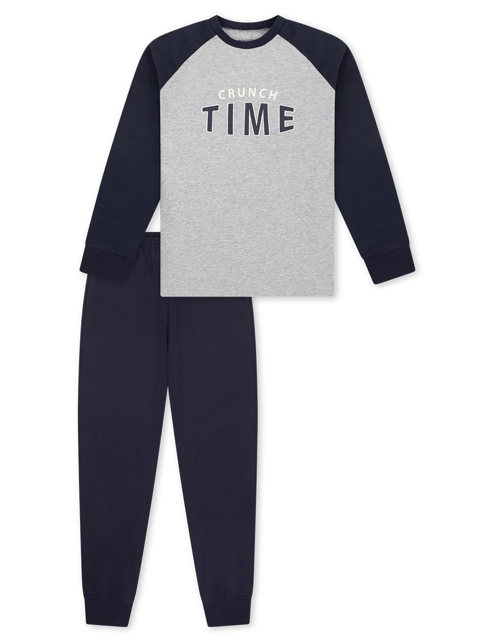 Schiesser Jungen Schlafanzug Set Pyjama lang mit Bündchen Größe 98 bis 176