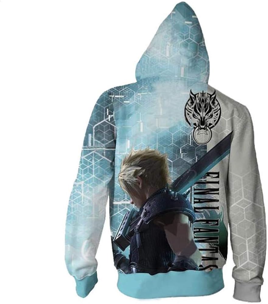 Amazon.com: CHLOBLOM Cloud Strife Hoodie Sephiroth Cosplay Costume