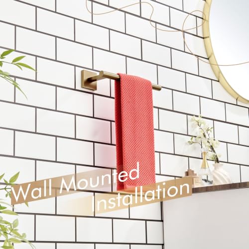 Image of KOKOSIRI Bathroom Towel Bar Hand Towel Holders Wall Mount Toilet Kitchen Cabinet Paper Holder Stainless Steel Bath Hardware Champagne Bronze, B3008CPG