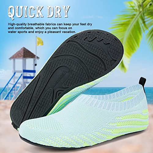 Image of ANLUKE Womens Mens Water Shoes Barefoot Quick-Dry Aqua Socks for Beach Swim Surf Water Sport