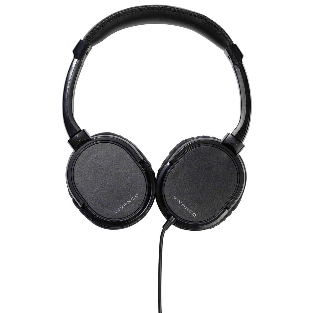Vivanco TV Comfort 70 Schwarz Ohraufliegend Kopfband - Kopfhörer (Ohraufliegend, Kopfband, Verkabelt, 20 - 20000 Hz, 5 m, Schwarz)