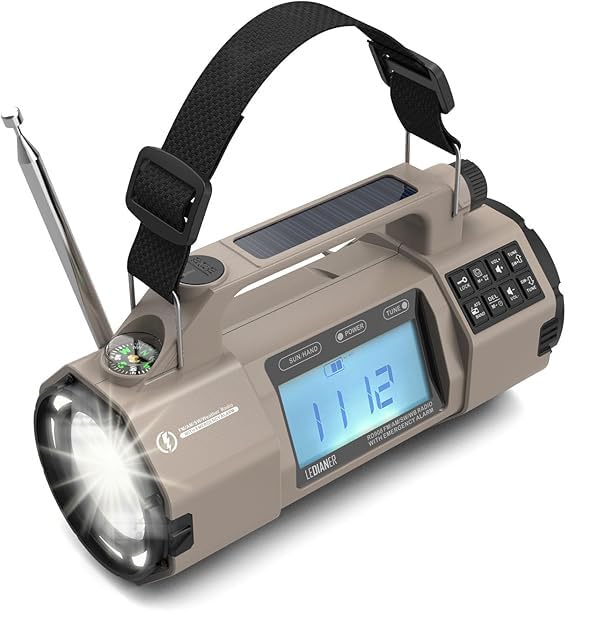 Image of NOAA Weather Radio Emergency Radio with Hand Crank & Solar Charging