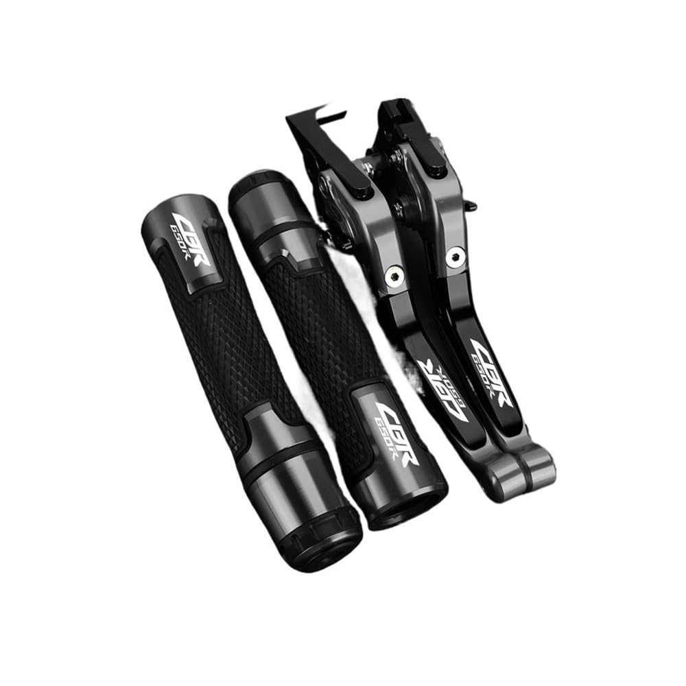 Gfjvcgjru Black Motorcycle Brake Clutch Levers For Ho&N&Da Cbr 650R 2023-2026 Motorcycle Accessories Adjustable Levers Brake Clutch Lever Handlegrips