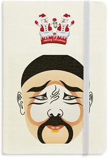 Caderno de boneco de neve colorido Zhuihanxin com cabeça de ópera de Pequim