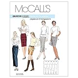 McCall's Patterns M3830 Misses' Skirts In 5 Lengths, Size AA (6-8-10-12)