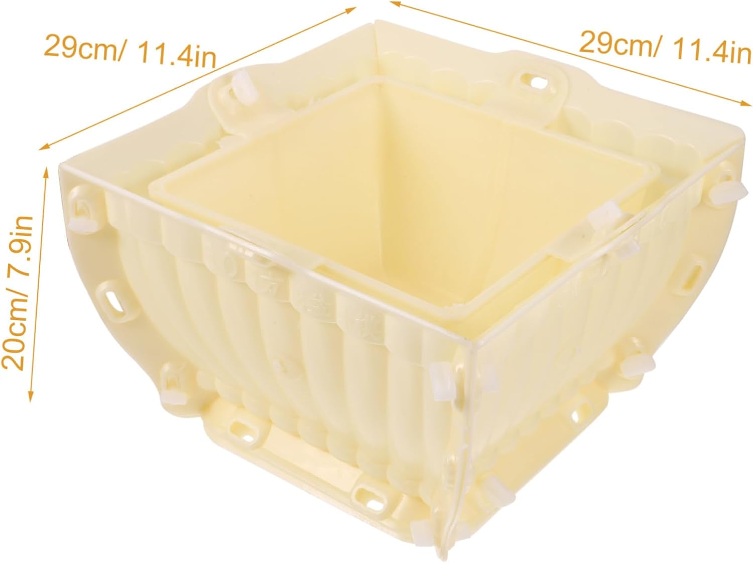 SUPVOX Planter Mold for Concrete Flower Pots Reusable European-style Moulds for Versatile Crafting Tool for Garden Decor for Custom Bonsai Pot Casting