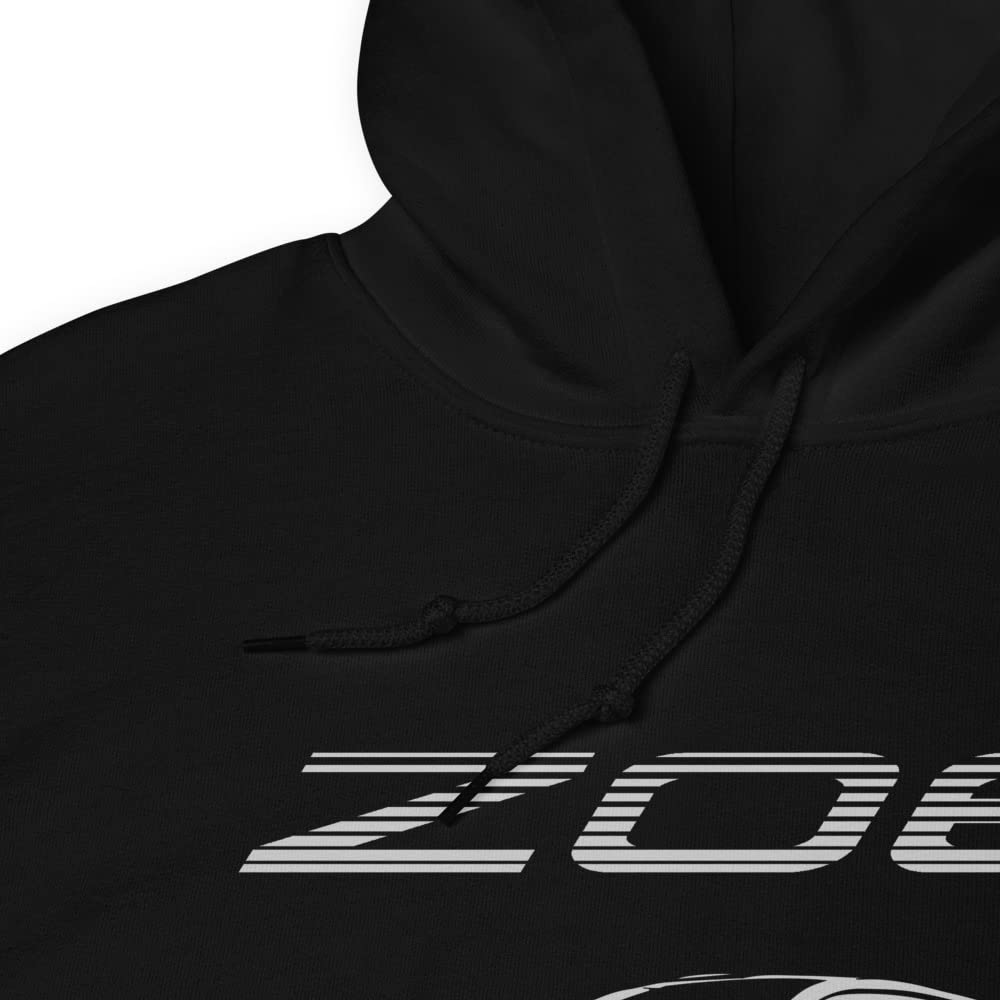 2023 C8 Sports Car Z06 męska bluza z kapturem czarna