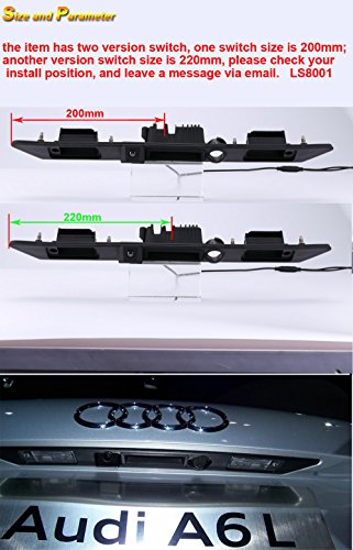 Trunk Handle vehicle-specific Camera Integrated into Case Handle Rear View Camera for A3 A4 A6L A6 A8L A8 Q7 A4 B6 B7 8E 8H 8P Q5(Model 2=220mm) (Model 3 - Image 4