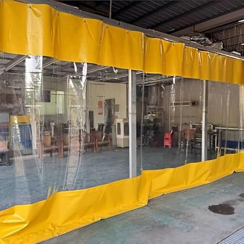 Cajas de vinilo transparente con ojales para proteger el patio frente al desgaste exterior 8