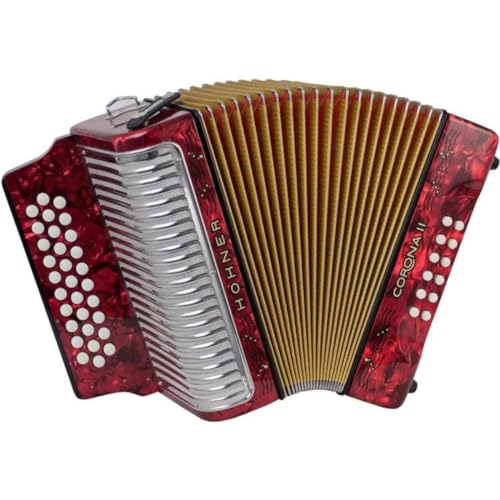 Amazon.com: Hohner 3523GR Corona II Classic Accordion (GCF Keys