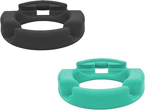 GoDonut Paquete de 2 soportes portátiles Plus + para teléfonos grandes - Paquete doble para fundas grandes - Acceso al puerto de carga - Compatible