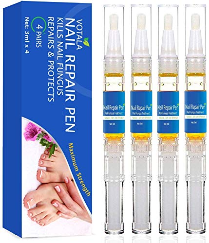 Votala Stop, Treatment, Effective Fungus, Anti Fungal Nail, Toenails and Fingernails Solution (4 Pack), 2pc, 2 Count