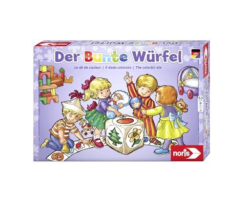 noris 606011289 Der Bunte Würfel, der fröhliche und kindgerechte...