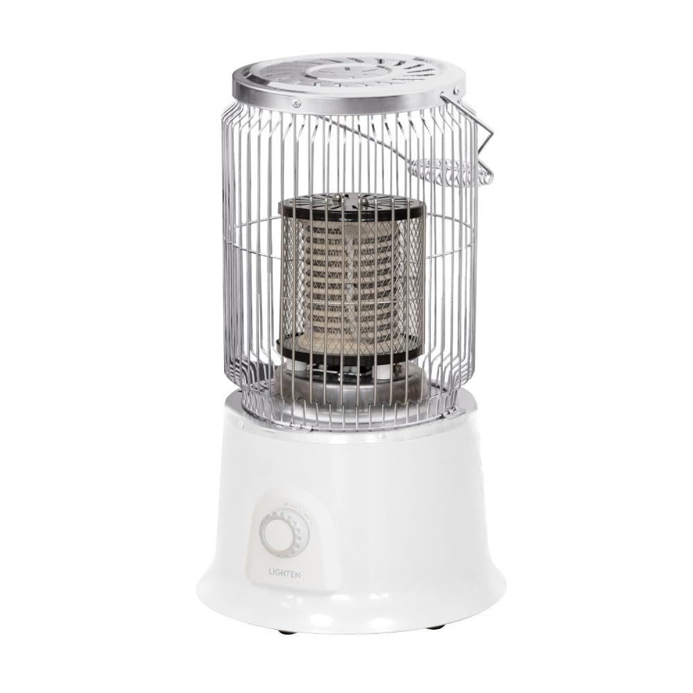Amazon | 電気ストーブ 5秒速暖 360°高速暖房 転倒オフ 足元