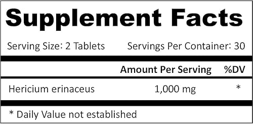 Miniatura 4 de PRO-Nerve & Brain | Suplemento de hierbas totalmente natural para memoria, sistema nervioso, estómago, colon, tracto digestivo, extracto de hongo de