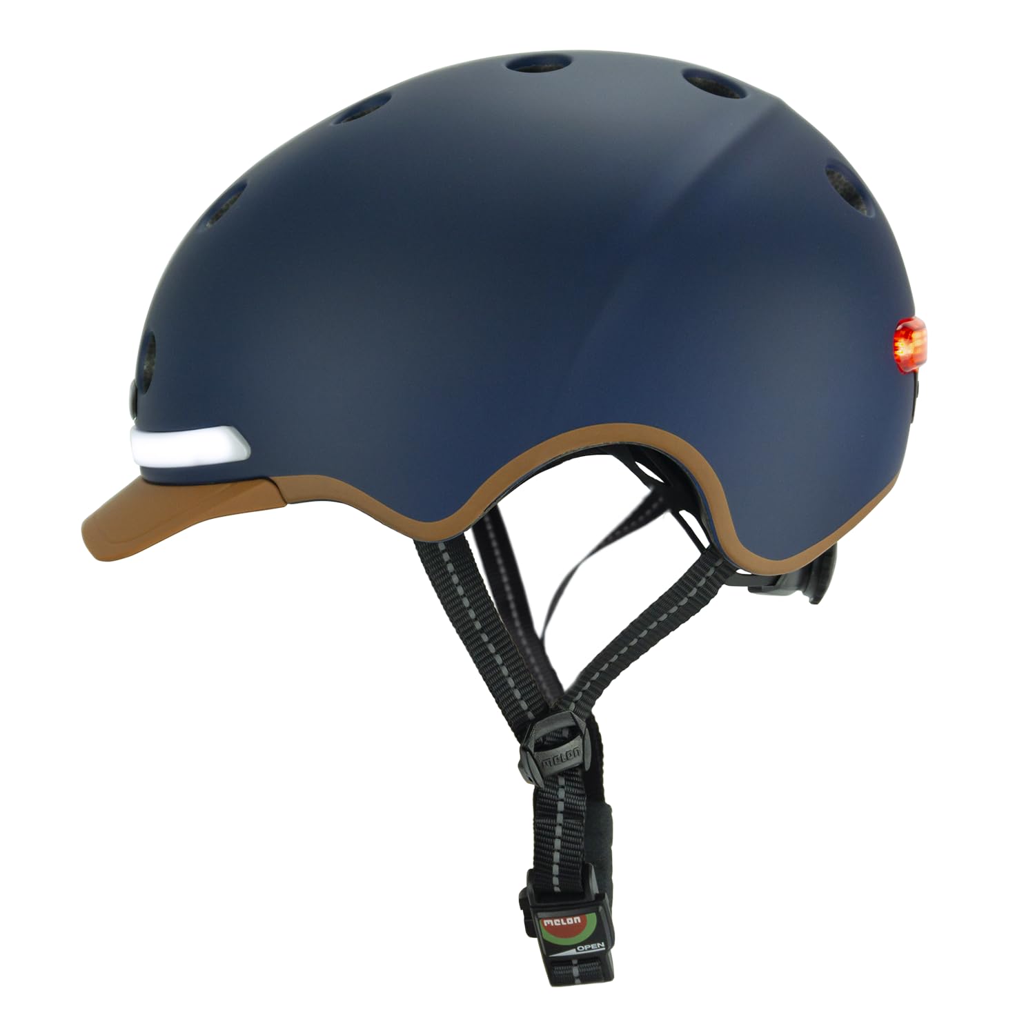 Melon PRO - Fahrradhelm Decent Double Blue (XXS-XS) matt - adatto per BMX, E-Bike, Kinder-Rad, Longboard, Melon Vista Visor, Mountainbike, Rennrad, Scoopjet, Skateboard, Ski, Snowboard, Tourenrad,