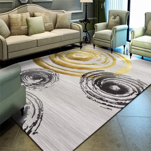 Tapis d'extérieur durable gris et grande moquette antidérapante - 2