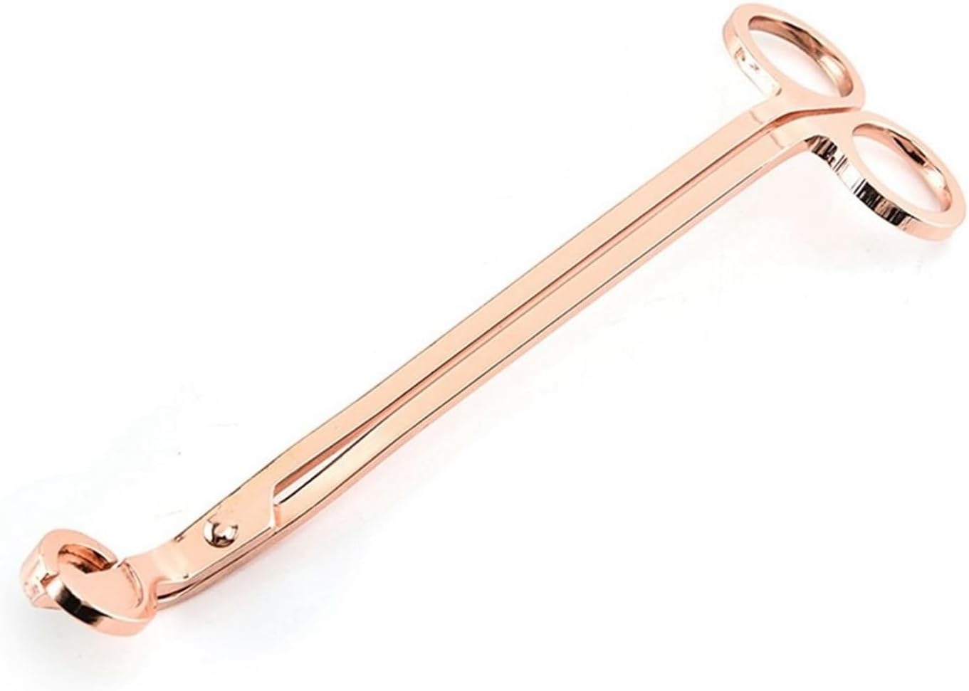 Hook Clipper Snuffers Tool Candle Accessories Wick Trimmer Scissors Cutter(Rose Gold)