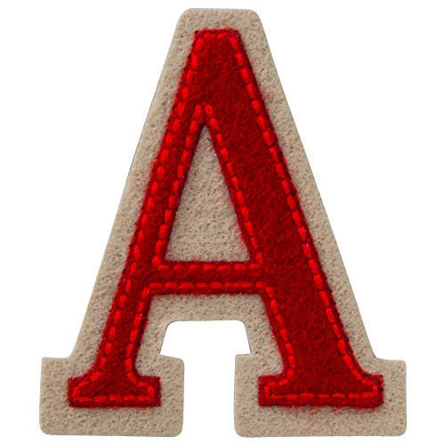 Minoda sentait embleme de fer alphabet A P50I5754 écusson feutre mercerie